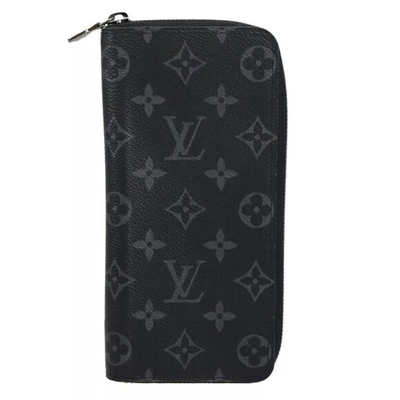LOUIS VUITTON Monogram Eclipse Zippy Wallet Vertical Wallet - Picture 4 of 16
